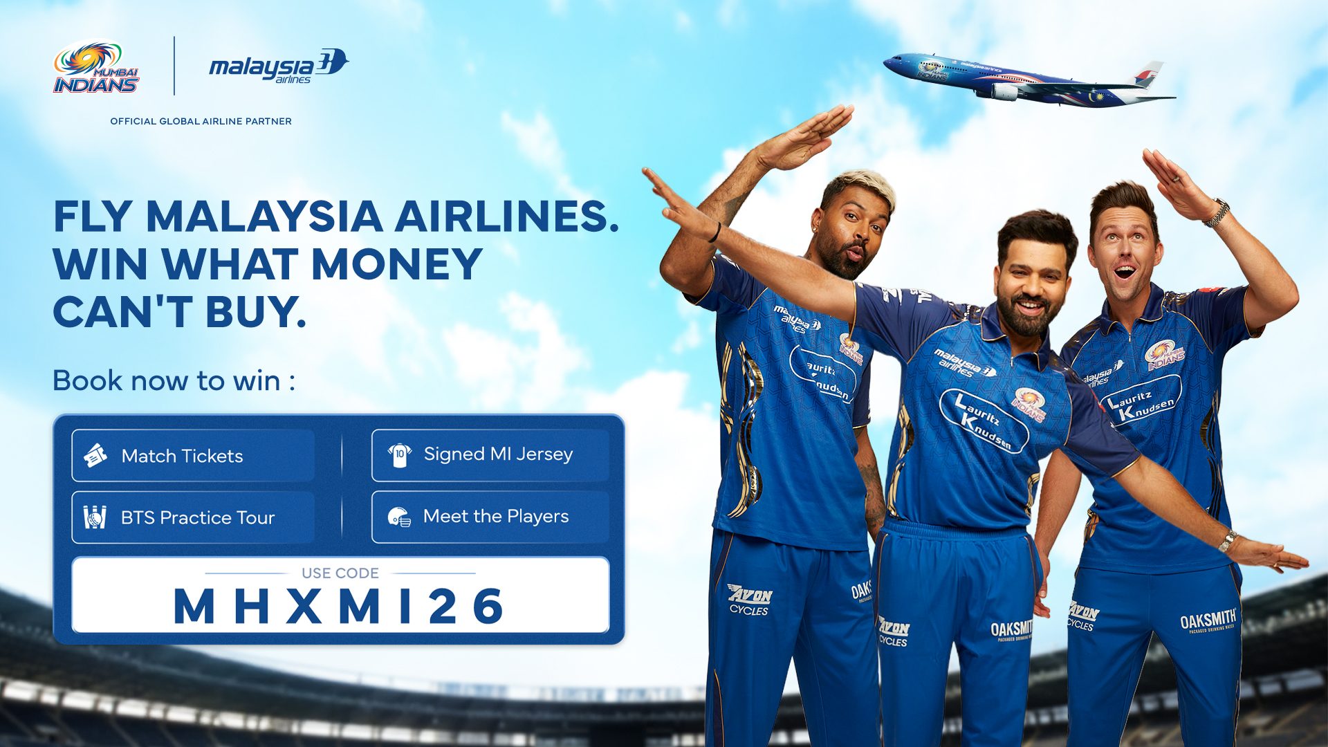Mumbai Indians Airlines Banner
