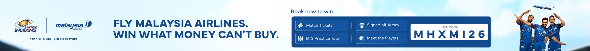 Mumbai Indians Airlines Banner