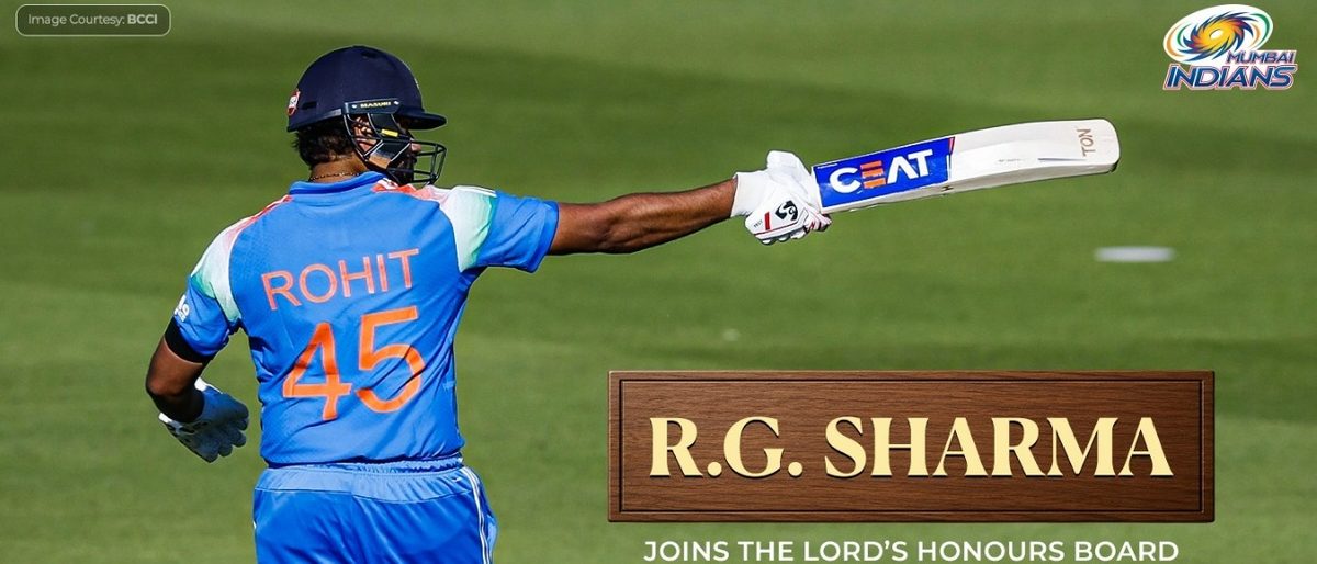 ENGvIND तिसरा एकदिवसीय सामना: लॉर्ड्सचा राजा, रोहित शर्मा!!