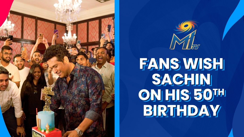 Fans wish Sachin Tendulkar on his 50th birthday Mumbai Indians