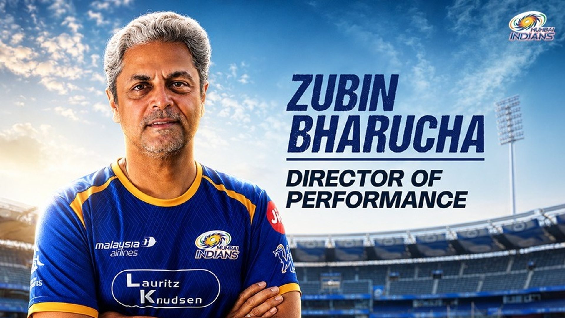 Mumbai Indians appoint Zubin Bharucha as Director of Performance