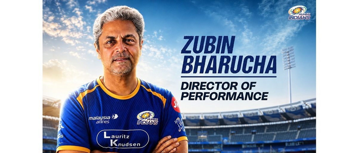 Mumbai Indians appoint Zubin Bharucha as Director of Performance