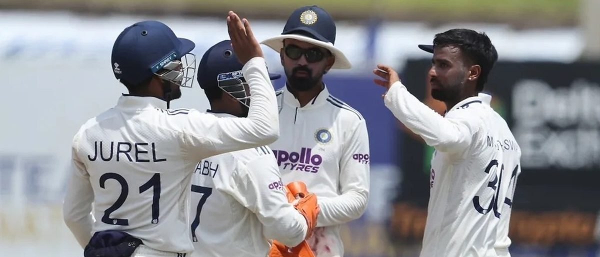 SLvIND पहिली कसोटी रिपोर्ट: पडिक्कलचे शतक, सुथारच्या १० विकेट्सच्या जोरावर भारताचा दिमाखदार विजय