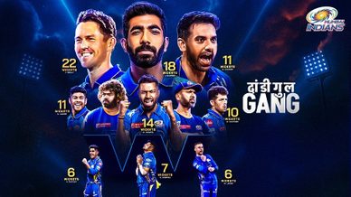 MI ची Bowling Unit – 𝘽𝙤𝙬𝙡𝙚𝙙 us over!