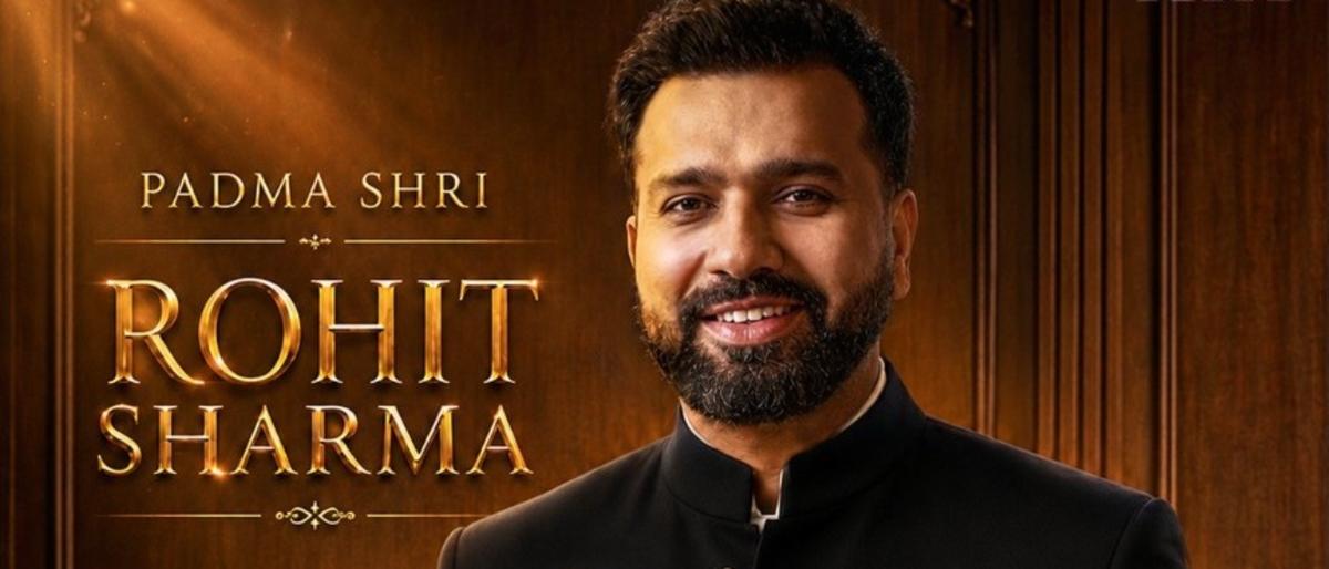 The Pride of India, Padma Shri Rohit Sharma!
