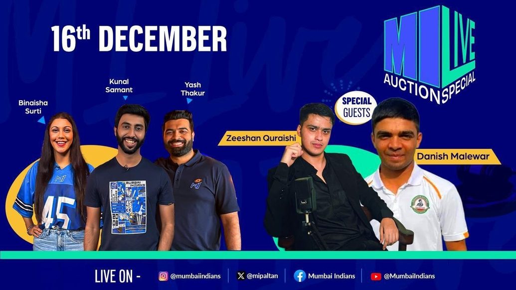 MI LIVE Auction Special 2026 ft. Danish Malewar