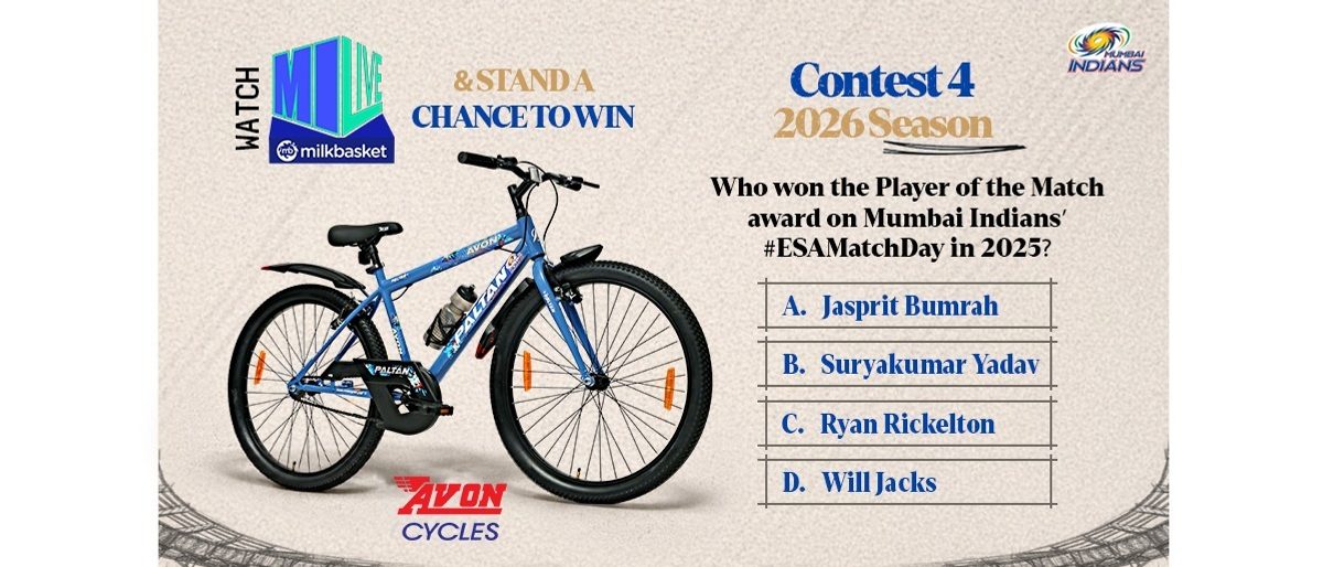 Contest 4 | 2026 season: Watch MI LIVE & Win AVON Cycles