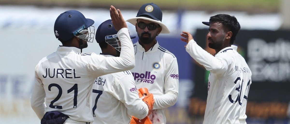 SLvIND पहला टेस्ट: पडिक्कल का शतक, सुथार के 10 विकेट से भारत ने दर्ज की शानदार जीत