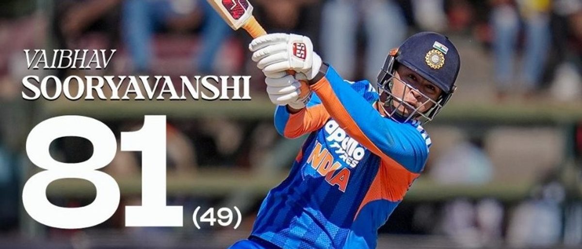 ZIMvIND 3rd T20I report: Sooryavanshi, Mayank accomplish Mission Whitewash