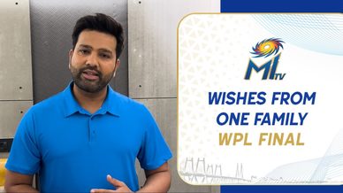 Rohit Sharma & Co. send in their wishes for the WPL Final | Mumbai Indians