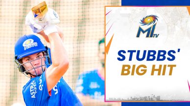 Tristan Stubbs' magnificent straight hit | Mumbai Indians