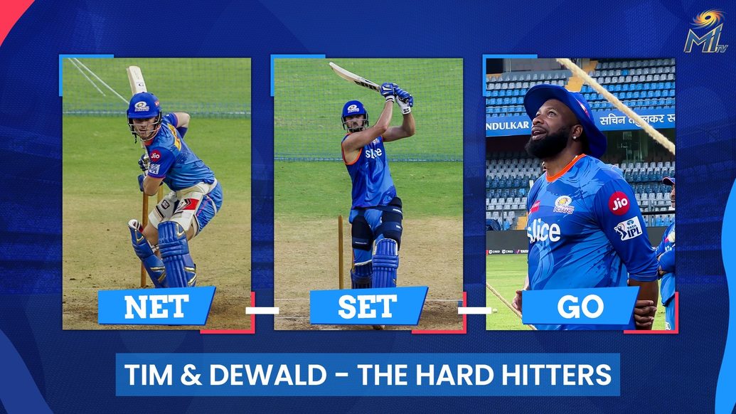 Net Set Go feat. Tim David and Dewald Brevis Mumbai Indians Mumbai
