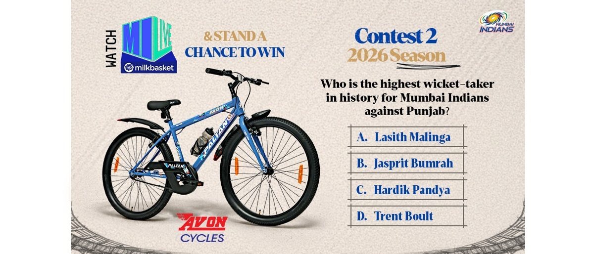 Contest 2 | 2026 season: Watch MI LIVE & Win AVON Cycles