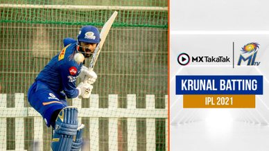 Krunal Pandya in full flow | क्रुणाल पांड्या की बल्लेबाजी | IPL 2021