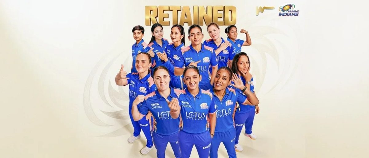 मुंबई इंडियंस ने WPL 2027 सीजन के लिए रिटेन की गई खिलाड़ियों की जारी की सूची