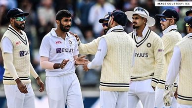 इंग्लंड विरूद्ध भारत, पाचवा कसोटी दिवस ४- ऐतिहासिक विजयापासून भारत सात विकेट्स दूर