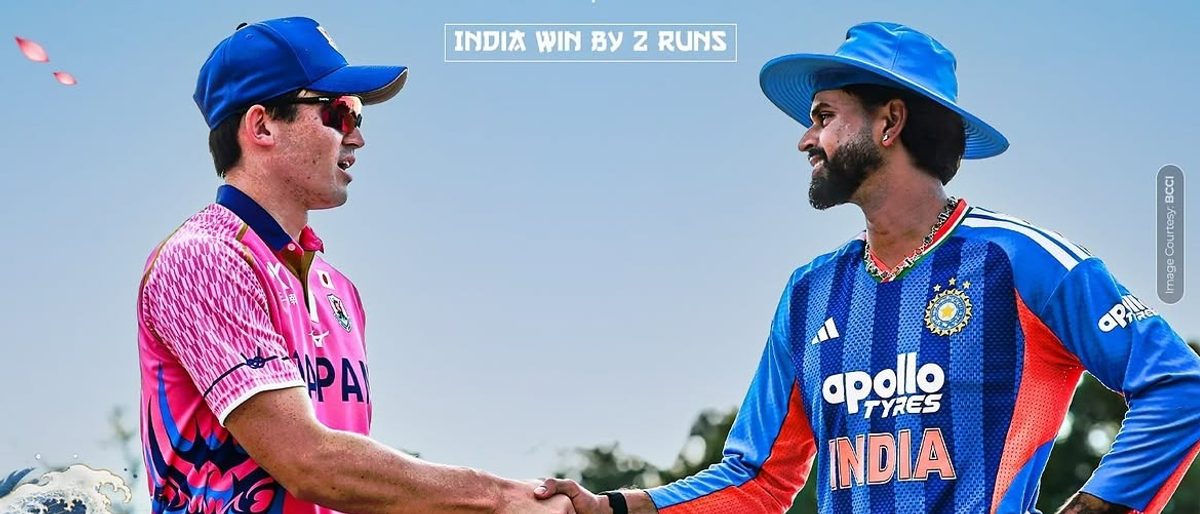 JPNvIND T20I report: India clinch thriller, beat Japan by two runs
