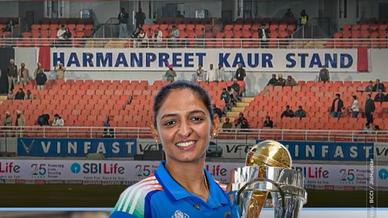 Say hello to the 'Harmanpreet Kaur Stand'
