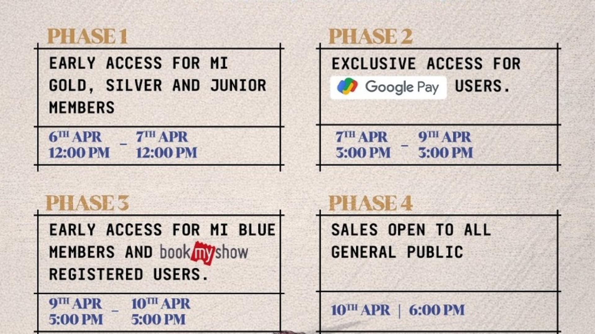 Ready, set, GO! Next phase of MI Home Match Tickets is coming up...