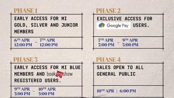 Ready, set, GO! Next phase of MI Home Match Tickets is coming up...