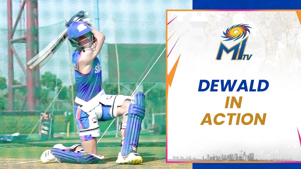 Dewald in action | Mumbai Indians