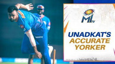 Jaydev Unadkat's accurate yorker | Mumbai Indians