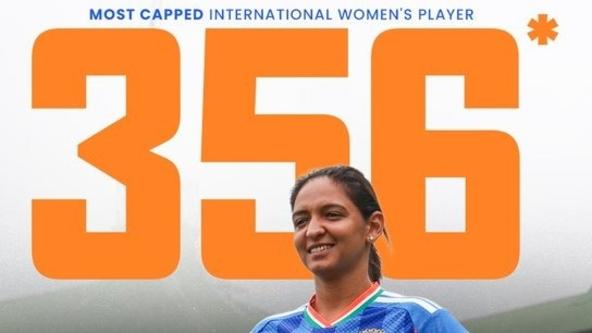 Harmanpreet Kaur – The MOST CAPPED WOMEN’S PLAYER