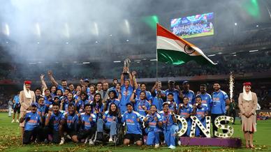 One week down, it’s not a dream! INDIA ARE ACTUALLY WORLD CHAMPIONS 