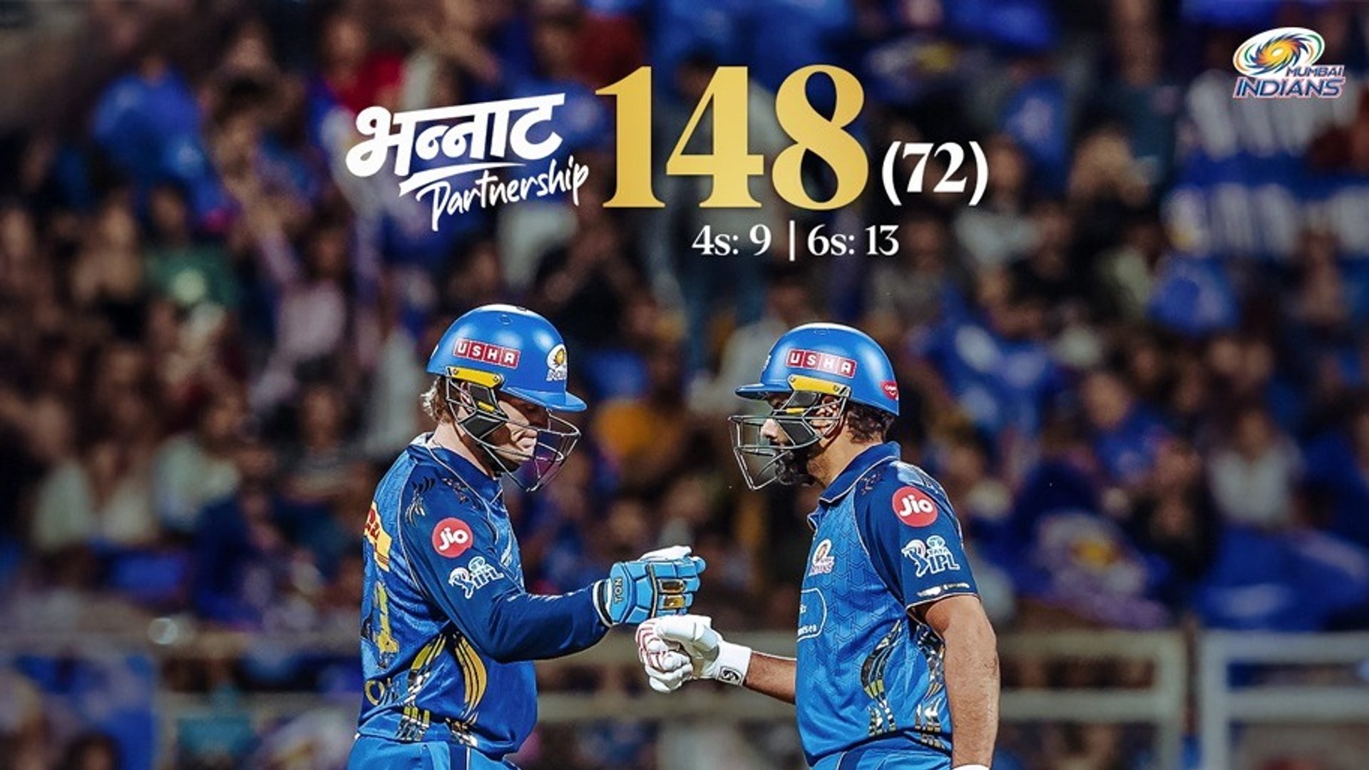 From Tendulkar-Smith to Rohit-Rickelton - Celebrating the highest partnerships for MI in history