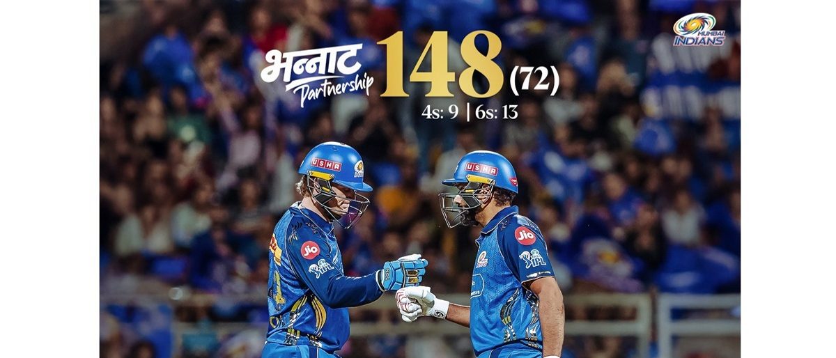 From Tendulkar-Smith to Rohit-Rickelton - Celebrating the highest partnerships for MI in history