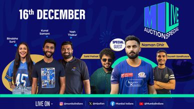 MI LIVE Auction Special 2026 ft. Naman Dhir
