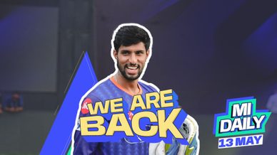 MI Daily 2025: May 13 - Back training at the Wankhede!
