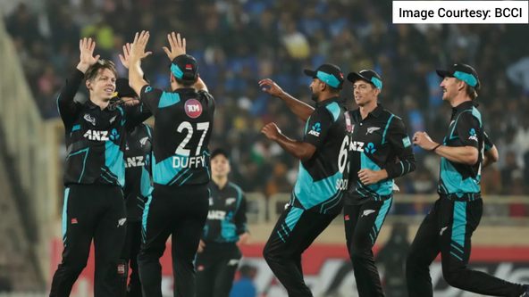 INDvNZ 1st T20I: New Zealand draw first blood, take 1-0 lead in the series
