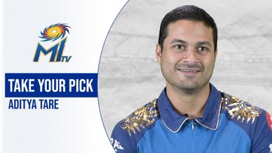 Aditya Tare plays Take Your Pick | आदित्य तरे से सवाल जवाब | Mumbai Indians