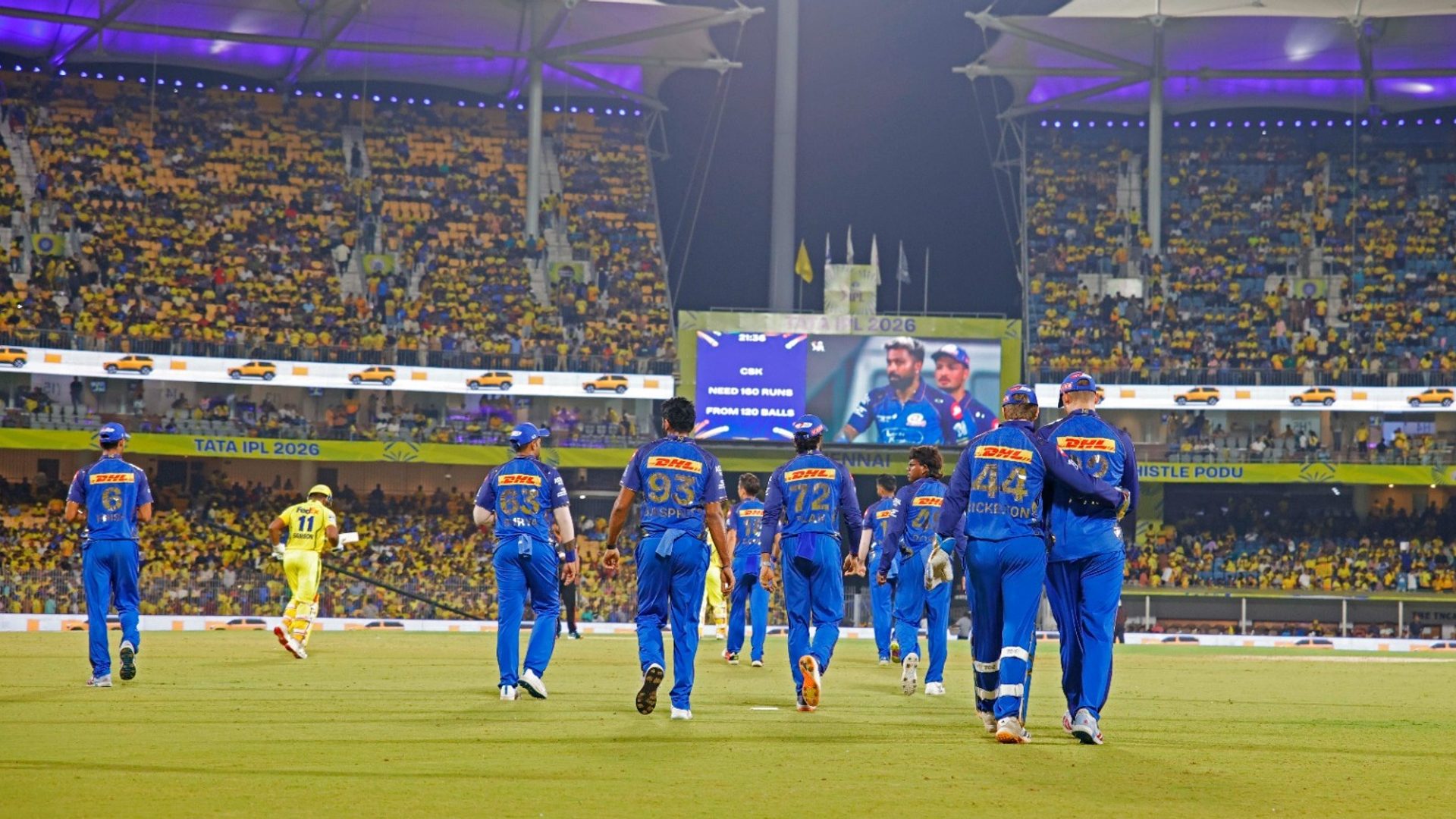 CSKvMI: Disappointing evening even as Naman's fifty tries to salvage - As it happened 
