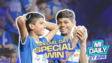 MI Daily 2025: April 27 – Fifth 𝐖 in a row = Little Paltan khush!