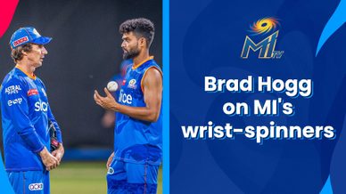 Hogg on his training with two leg spin duo | Mumbai Indians
