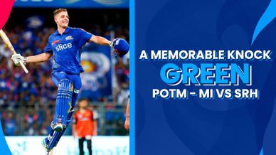 Cameron Green - Player of the Match - MI vs SRH | Mumbai Indians