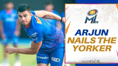 Arjun Tendulkar bowling yorkers | Mumbai Indians