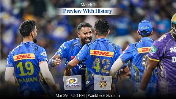 मैच 1 | MIvKKR: पहले मुकाबले की हार की परंपरा को तोड़ने का है लक्ष्य