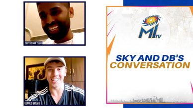 Suryakumar Yadav & Dewald Brevis in a candid conversation | Mumbai Indians
