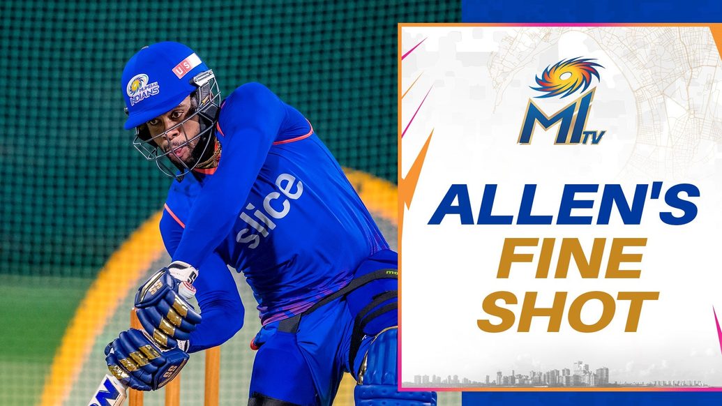 Fabian Allen's fine shot | Mumbai Indians - Mumbai Indians