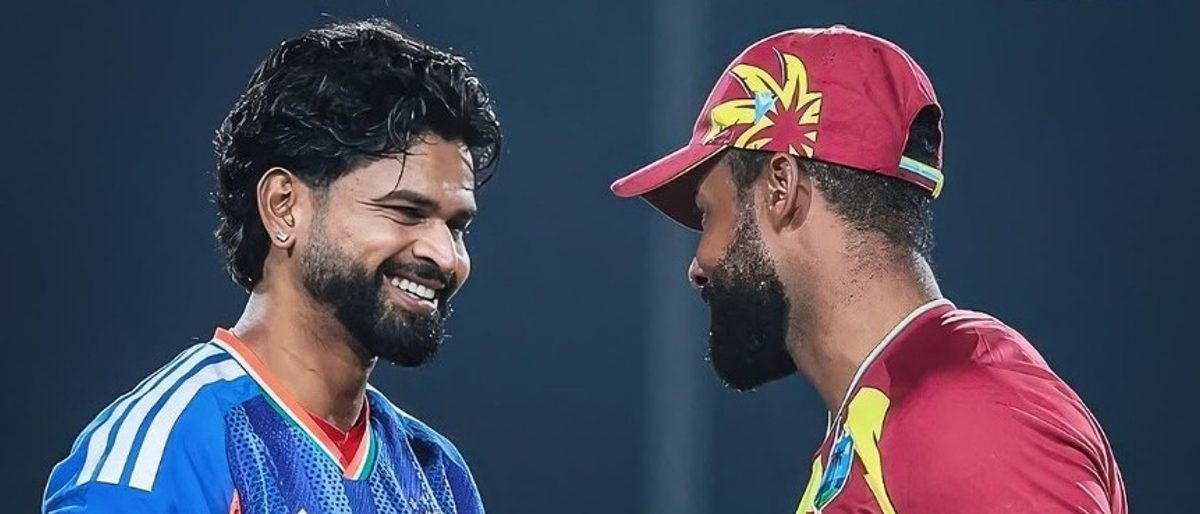 INDvWI 2nd T20I report: Hope-Rutherford spoil India’s party as West Indies level series 1-1