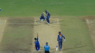 Rohit Sharma runs out K. Gowtham