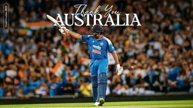Rohit bids adieu Down Under in the most HITMAN way possible