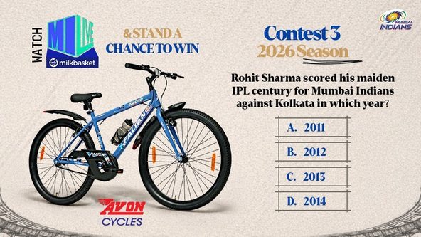 Contest 3 | 2026 season: Watch MI LIVE & Win AVON Cycles