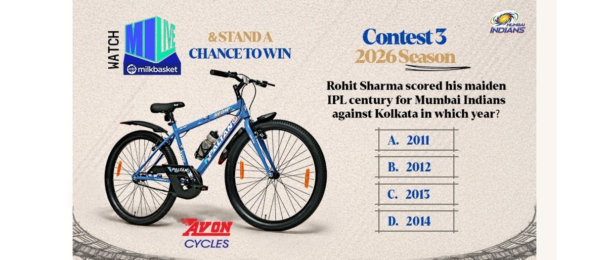 Contest 3 | 2026 season: Watch MI LIVE & Win AVON Cycles