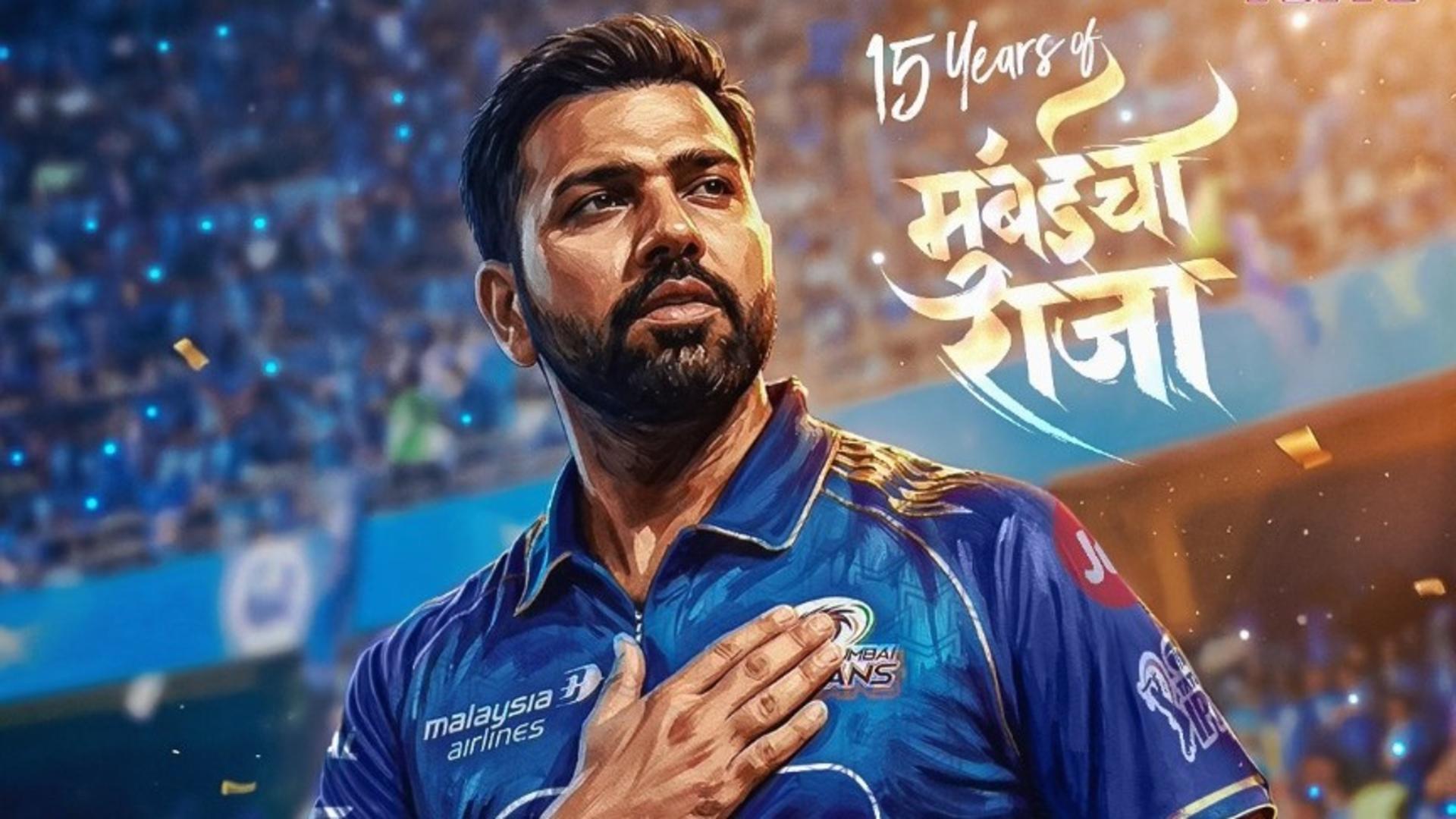 15 years of Mumbai cha Raja x MI 